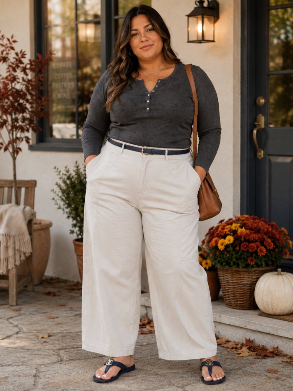 DKNY Women's Light City Khaki Pants Plus Size 3X